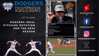 Dodgers Dream Pitching Rotation For 2024 Season