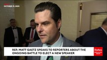 WATCH: Reporter Asks Matt Gaetz, 'Did McCarthy Scream At You?'
