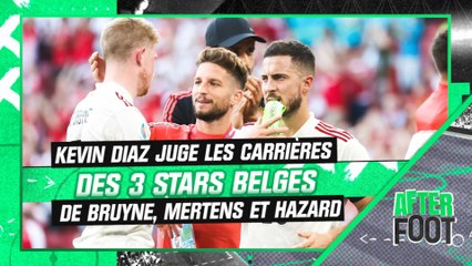 Belgique : Diaz "donne plus de crédit à la carrière de Mertens et De Bruyne qu'à celle de Hazard"