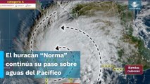 Huracán “Norma” sube a categoría 4