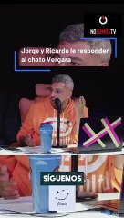 Ricardo Mendoza y Jorge Luna a Miguel Vergara.