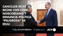 Canciller ruso se reúne con líder norcoreano y denuncia política 