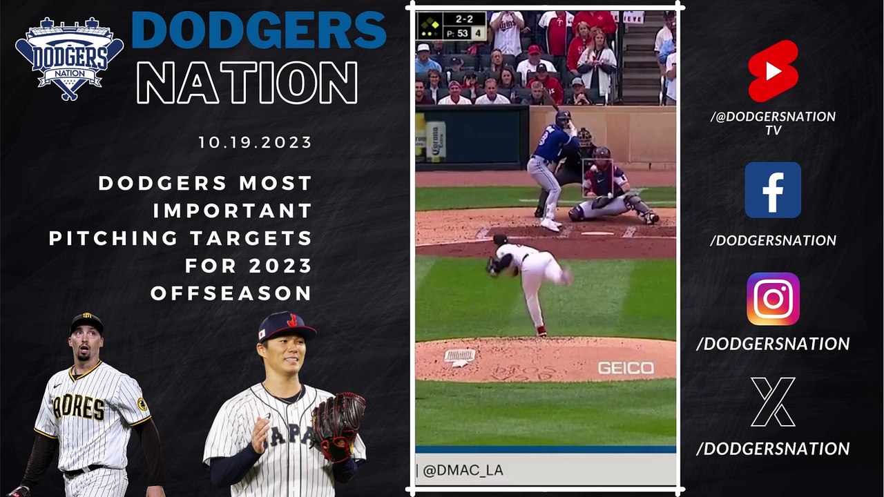 Dodgers Top Pitching Targets For 20232024 Offseason Free Agency