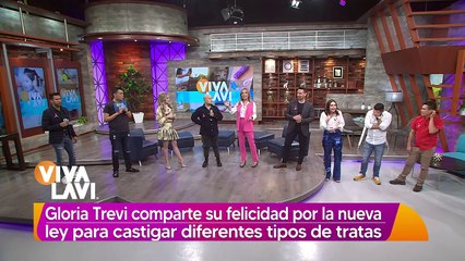 Gloria Trevi comparte su felicidad por la nueva ley para castigar tipos de tratas