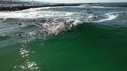 The Wedge Topples Boogie Boarders