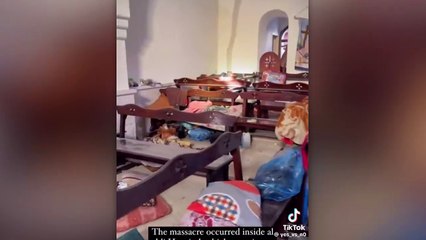 İsrail Gazze'de dünyanın en eski kiliselerinden olan Saint Porphyrius'u bombaladı