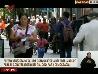 Caracas | Juventud venezolana se suma a la convocatoria por la paz y el diálogo