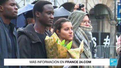 Presidente de Francia asistió a funeral del profesor Dominique Bernard, asesinado en Arras