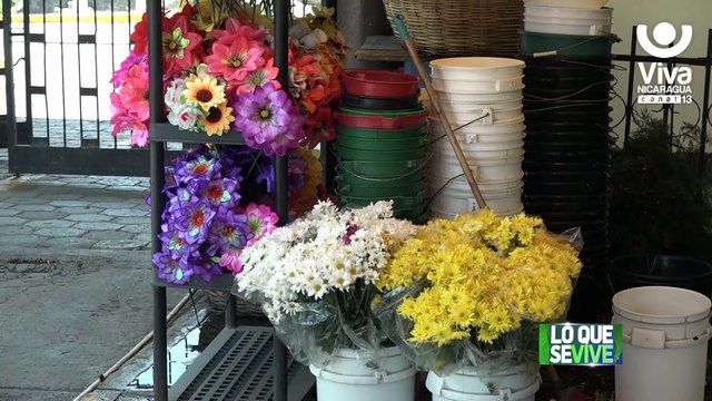 Comerciantes de Managua se alistan para conmemorar el día de los difuntos