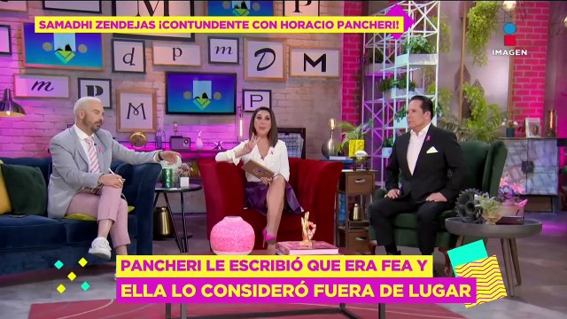 ¡Así le respondió Samadhi Zendejas a Horacio Pancheri tras llamarla ‘FEA’!
