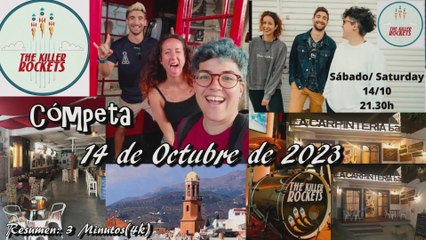 THE KILLER ROCKETS en Carpinteria Bar. Cómpeta 14-10-2023.(4k)