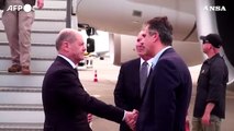 Israele, il cancelliere tedesco Scholz arrivato a Tel Aviv