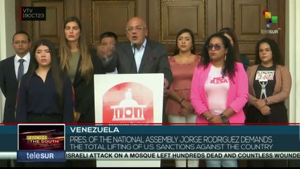 FTS 20:30 19-10: Venezuela´s National Assembly demands lifting of US sanctions