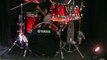 Yamaha 5-Piece Oak Custom Red Sparkle Oak Drum Set