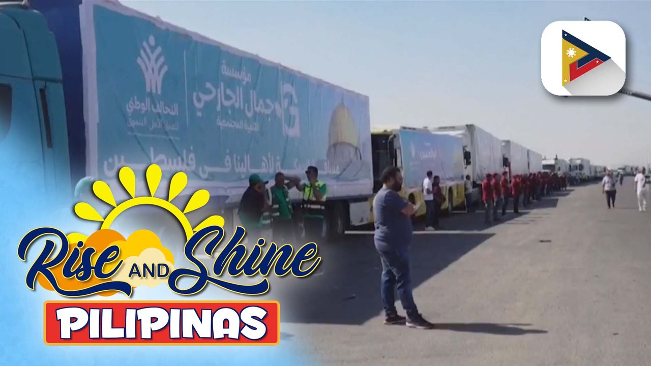 Rafah border, bubuksan na ng Egypt para sa pagpasok ng humanitarian aid sa Gaza Strip