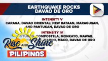 Davao de Oro, niyanig ng magnitude 5.9 na lindol