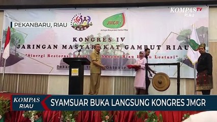 Syamsuar Buka Langsung Kongres JMGR