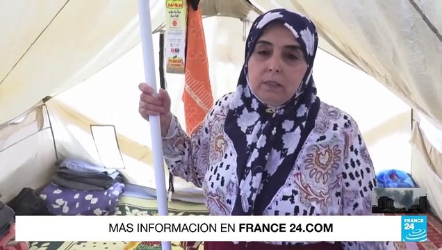 Franja de Gaza: miles de palestinos se hacinan en campos de refugiados al sur del enclave