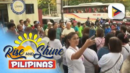 Tải video: Transport groups, nagtipon-tipon sa QC para ipakita ang suporta kay suspended LTFRB chief Teofilo Guadiz III