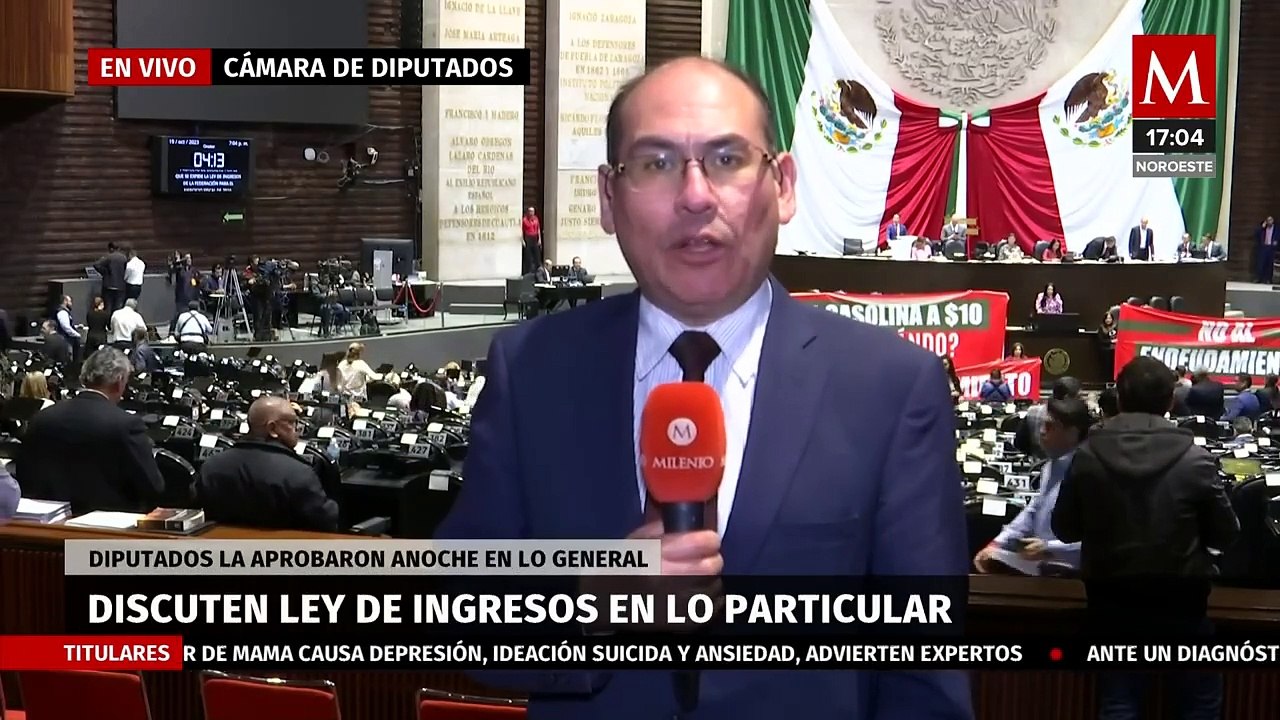 Cámara de Diputados retoma discusión de Ley de Ingresos después de aprobación general