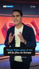 Diego Rojas gana el oro del jiu jitsu en Europa