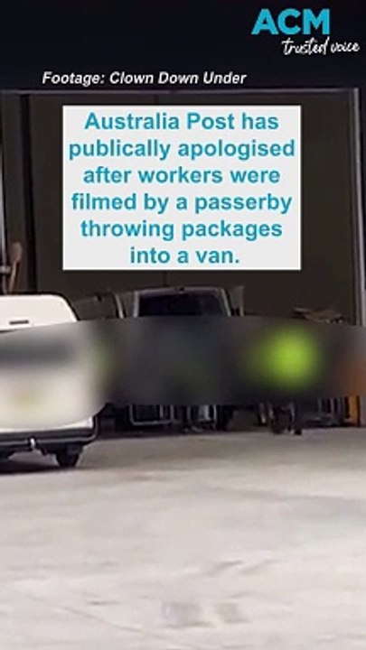 Australia Post apologises after workers filmed throwing packages