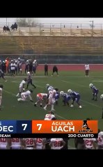 Download Video: Boom! Bombazo y facilito para touchdown, onefa #onefa #touchdown #collegefootball #highlights #americanfootball #football