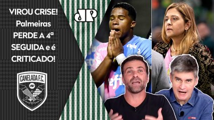 "É PREOCUPANTE! O Palmeiras TÁ MAL e VIVE UMA GUERRA DECLARADA entre..." DERROTA pro Galo é DEBATIDA
