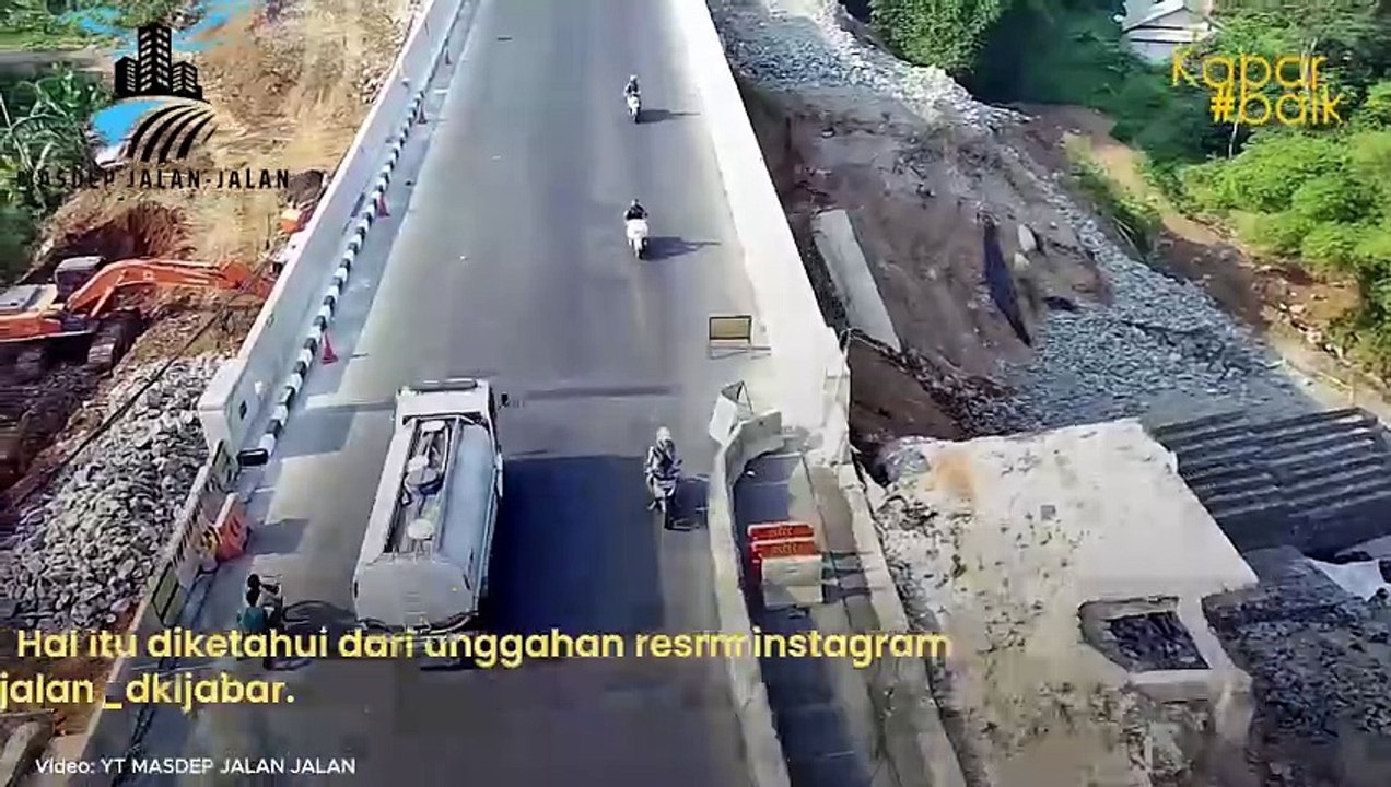 JEMBATAN CIKERETEG SUDAH DIBUKA UNTUK SEMUA JENIS KENDARAAN, JALAN PENGHUBUNG SUKABUMI-BOGOR