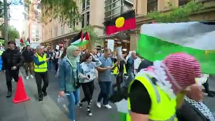 Police approve a pro-Palestinian protest in Sydney CBD