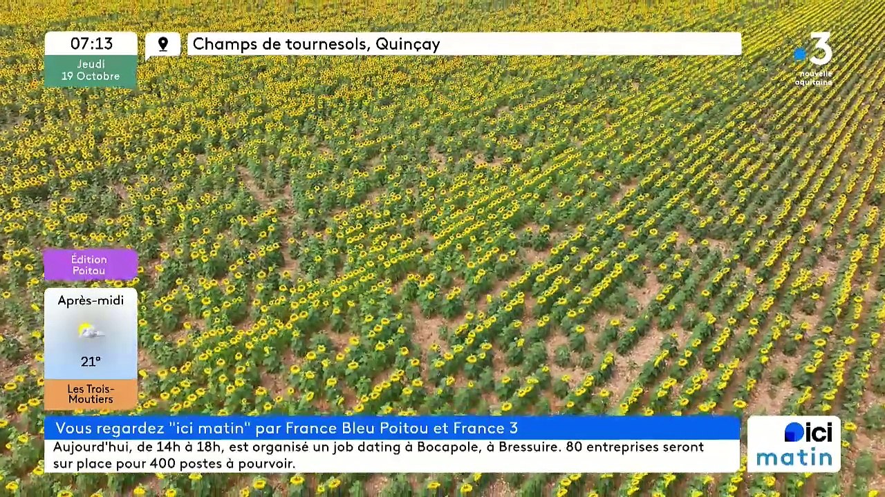 19/10/2023 - Le 6/9 de France Bleu Poitou en vidéo