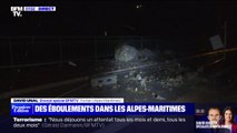 Plusieurs éboulements dans les Alpes-Maritimes, en vigilance rouge pluie-inondation