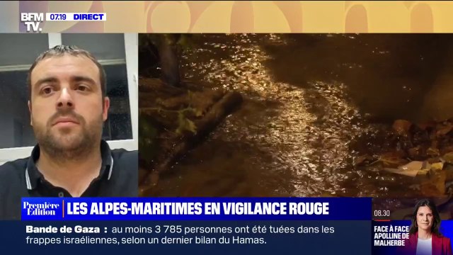 Alpes-Maritimes en vigilance rouge pluie-inondation: le maire de Breil-sur-Roya évoque une situation maîtrisée