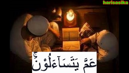 membaca, muroja'ah, menghafal Surat An Naba' 78,