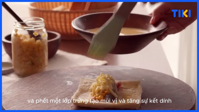 Hướng dẫn cách làm bánh sandwich phô mai bằng nồi chiên không dầu