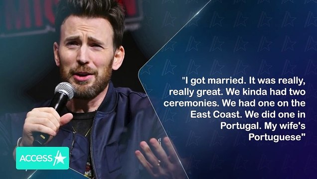 Chris Evans Details His & Wife Alba Baptista's 2 Secret Weddings