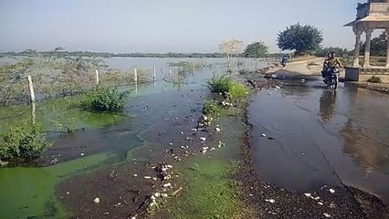 राजस्थान की इस झील का पानी पहुंचा बनास नदी में, खारी फीडर को किया बंद