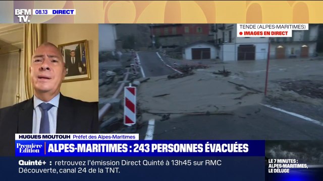 Tempête Aline: On est très vigilant sur les vallées de la Roya, de la Tinée et de la Vésubie , affirme le préfet des Alpes-Maritimes