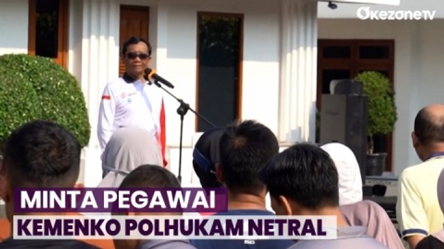 Usai Daftar ke KPU, Mahfud MD Minta Pegawai Kemenko Polhukam Netral Tak Terlibat Politik Praktis