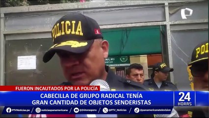 Trujillo: capturan a grupo radical que adoctrinaba a niños con ideología senderista