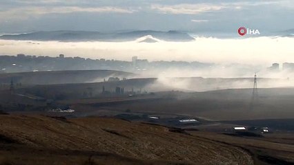 Le brouillard était efficace à Sivas, la visibilité est tombée à 10 mètres