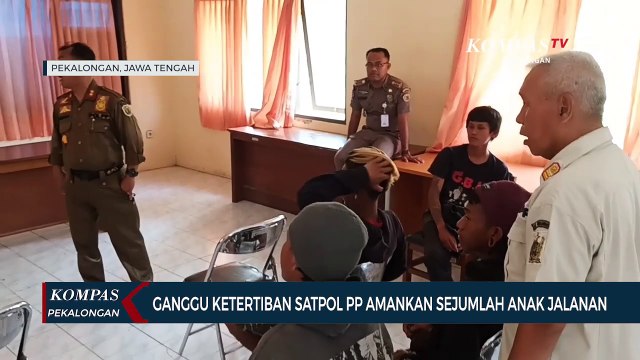 Tujuh Anak Jalanan Terjaring Razia Satpol PP Pekalongan