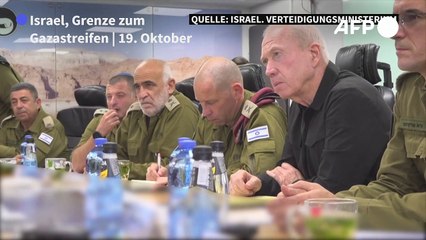 Israels Verteidigungsminister schwört Soldaten auf Gaza-Offensive ein