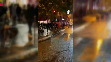 Paris polisinden Filistin destekçilerine şiddet