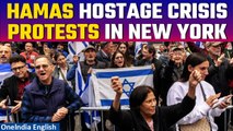 Iran-Gaza War: New York City sees protest over release of hostages held by Hamas | Oneindia News