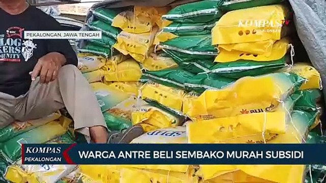 Gerakan Pangan Murah, Pemkab Pekalongan Bantu Warga Hadapi Mahalnya Sembako