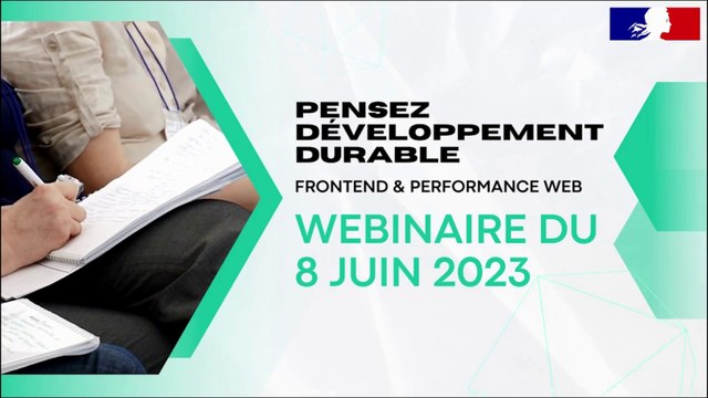 [Webinaire] 7 - Frontend & performance web Pensez développement durable avec Jean-Philippe PAPILLON
