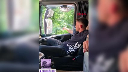 Les publications sur les réseaux sociaux du conducteur qui a eu un accident avec un camion d'excavation à Sancaktepe révélées