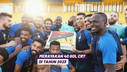 Beri Kejutan untuk Cristiano Ronaldo, Pemain Al Nassr Hadiahi Kue Spesial Beraroma Portugal