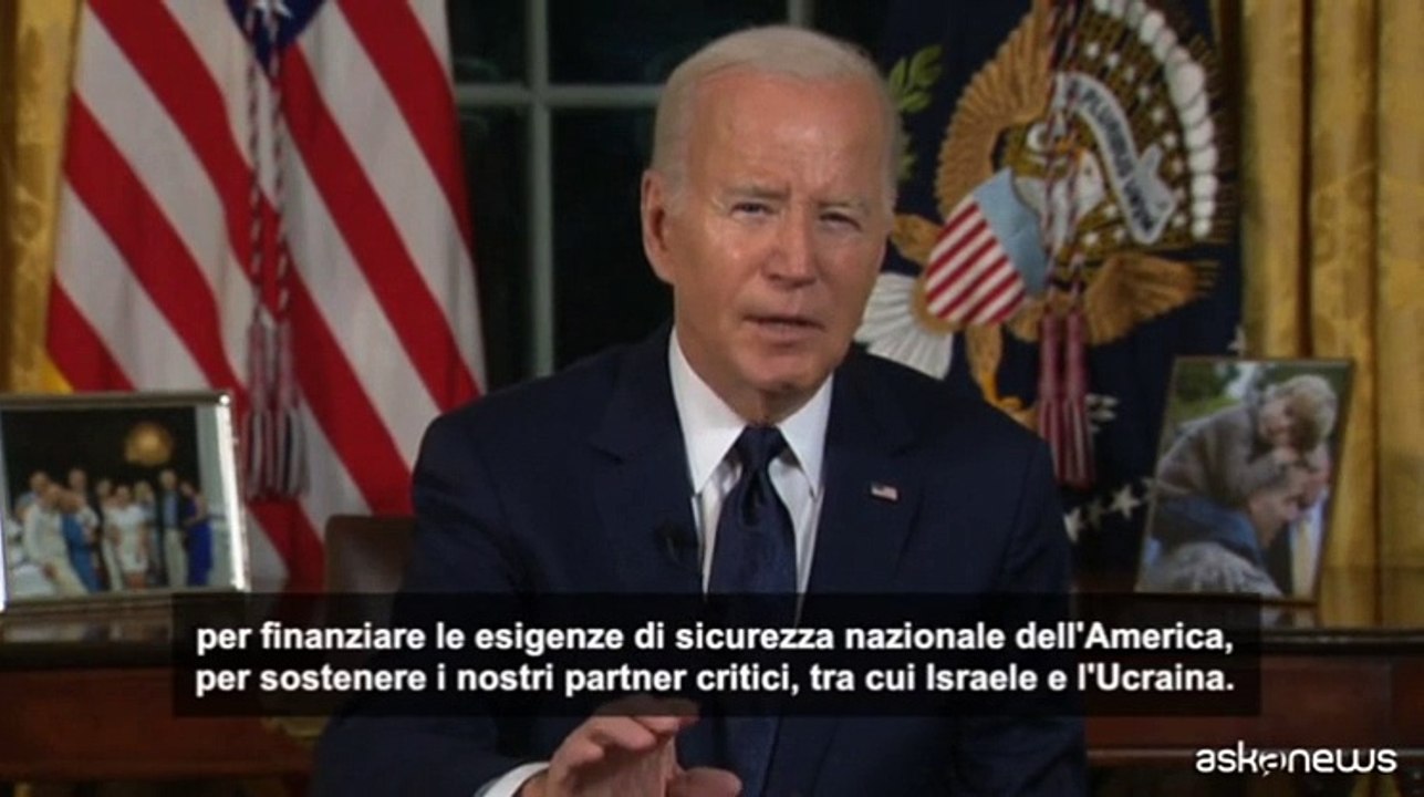 Biden: sostegno a Israele e Ucraina per la sicurezza dell'America
